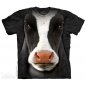 Zwierząt twarz t-shirt - Krowa