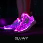 Meerkleurige sneakers met leds - GLUWY Star