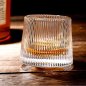 Vaso de whisky giratorio de 160 ml: vaso de whisky o bourbon elegante y único