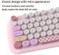 Set tastiera e mouse wireless WiFi - Design elegante in rosa