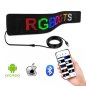 Reklamný panel rolovateľný - LED tabuľa ovládanie cez mobil programovateľný (Bluetooth) 102,5 cm x 22 cm