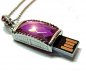 USB kristalas - purpurinis