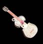 USB key jewelery - guitar with rhinestones