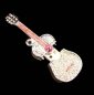 Perhiasan kunci USB - gitar dengan rhinestones