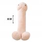 Penispude - Jumbo Penis Kropspude - Ultra stort plyslegetøj 100 cm