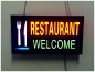 Glow sign board RESTAURANT - reclamă cu LED