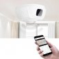 Smoke detector camera with audio - fire alarm cam FULL HD + 330° rotation + IR LED + Two-way audio