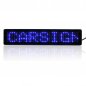 Car LED display blue with remote control 23 x 5 x 1 cm, 12V