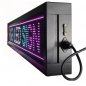 Écran panneau LED 7 couleurs programmables - 100 cm x 15 cm