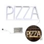 PIZZA - Duvarda LED ışıklı neon reklam logosu afişi