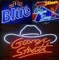 Luminous logo via flexible neon strip 5M with IP68 protection - Green color