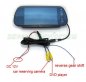 Rear view mirror with display -  7" TFT LCD