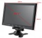 10 "Mirror Link monitor do auta WiFi LCD multifunkční - VGA, HDMI a AV vstup pro 2 kamery