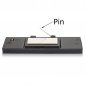 LED name badge - Red 9,3 cm x 3,0 cm