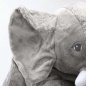 Cuscino elefante - Cuscino gigante in peluche per bambini a forma di elefante con 60 cm