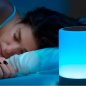 Noční lampa LED RGB barevná dotyková multifunkční s 10W reproduktorem