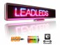 LED display with scrolling text in 3 colours - 56 cm x 11 cm