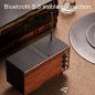Rádio príjímač - retro vintage z dreva s Bluetooth + FM/AM rádio / AUX / USB disk / Micro SD