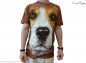 Animal t-shirt med ansigt - Beagle