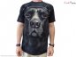 T-shirt muka haiwan - Pitbull