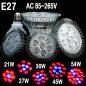 LED bec pentru plante 21W (7x3W)