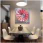 3D metal wall art painting - Light up in 20 RGB colour - Circle 50x50cm