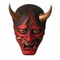 Japan Demon veido kaukė - vaikams ir suaugusiems Helovinui ar karnavalui