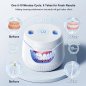 Čistič zubních protéz 210ml / kartáčků / saviček / šperků 45kHz ultrazvukový čistič UV C 360°