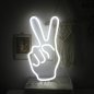 LED неонско осветлено лого на ѕидот - МИР