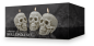 Juego de 3 velas de calavera: vela de cera de parafina para Halloween