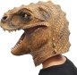 Маска T rex - силиконовая маска для лица и головы динозавра для детей и взрослых