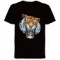 LED T-särk - Tiger (Head) helendav + vilkuv t-särk