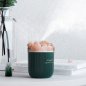 Llambë me kripë Himalayan rozë + Lagështues ajri me kristal aromaterapie USB 5V