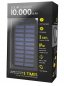 Solar power bank (akkumulátor) vízálló - külső mobiltelefon töltő 10000 mAh