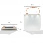 Lanternă solară - 2 în 1 lumină de camping pentru exterior + încărcător USB 2000 mAh - LuminAid PackLite Max