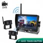 Wifi паркинг камери с безжичен монитор със запис на SD - 4x AHD wifi камера + 7 "LCD DVR монитор