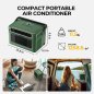 Mini climatiseur portable - 4en1 (climatiseur/ventilateur/déshumidificateur/lampe) bruit seulement 50 dB + télécommande