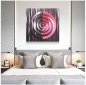 Abstract wall paintings - Metal (aluminum) - LED backlit RGB 20 colors - Circles 50x50cm