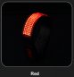 Tira de zapatos LED iluminada - ROJO
