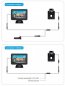 Cúvací káblový set do auta: 5"monitor + FULL HD mini zadná kamera (IP68)