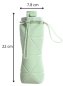 Sammenleggbar vannflaske for camping (sunn flaske i silikon til drikke) 600ml