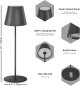 LED lampa na stôl na batériu so stmievaním dotyková vodeodolná IP54 aj do exteriéru