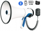 Megaphone Bluetooth 100W with a range of 1200m - support USB, SD card + Recording