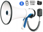 Megaphone Bluetooth 100W z dosegom 1200m - podpora USB, SD kartica + snemanje