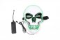 LED mask SKull - berde