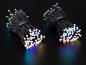 Светодиодные фонари для новогодних елок - LED Twinkly Strings - 400 шт. RGB + W + BT + Wi-Fi