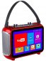 Set portatile per sistema karaoke party - altoparlante da 20 W + touch screen da 12" + 2 microfoni bluetooth