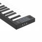 Clavier pliable (piano) portable pliable 130cm + 88 touches + BT + Li-ion + haut-parleurs stéréo