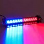 Car emergency lights - strobe flashing warning lights multicolour - 24 LEDs (48W) size 35cm x 2 pcs
