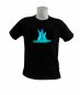Camiseta sensible al sonido - Guitarra verde